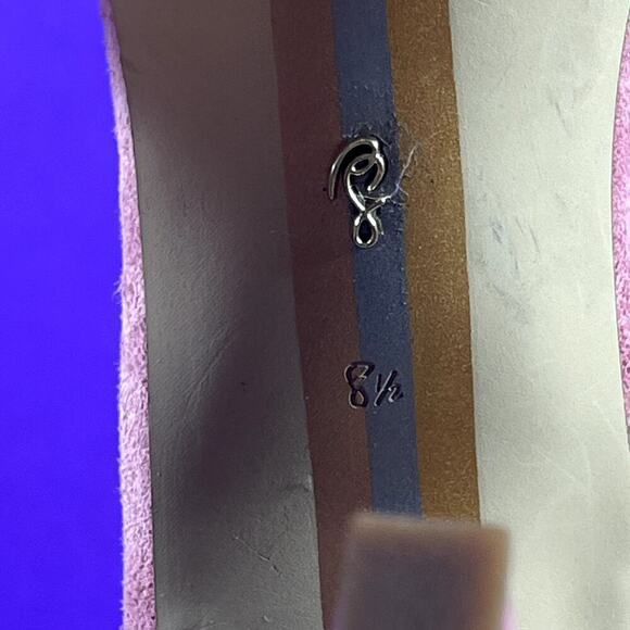 Sam Edelman Pink Suede Jade Ankle Strap Sandal‎ Women's Shoe Size 8.5-NEW - Picture 8 of 8